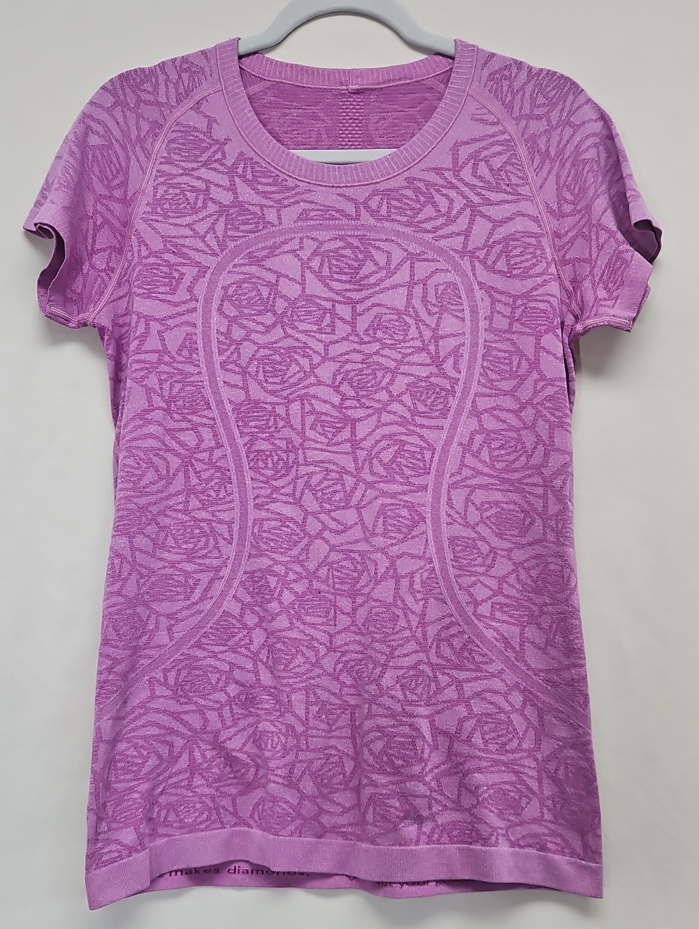 Lululemon Athletica Swiftly Tech Short Sleeve Tee Lilac Purple Jacquard